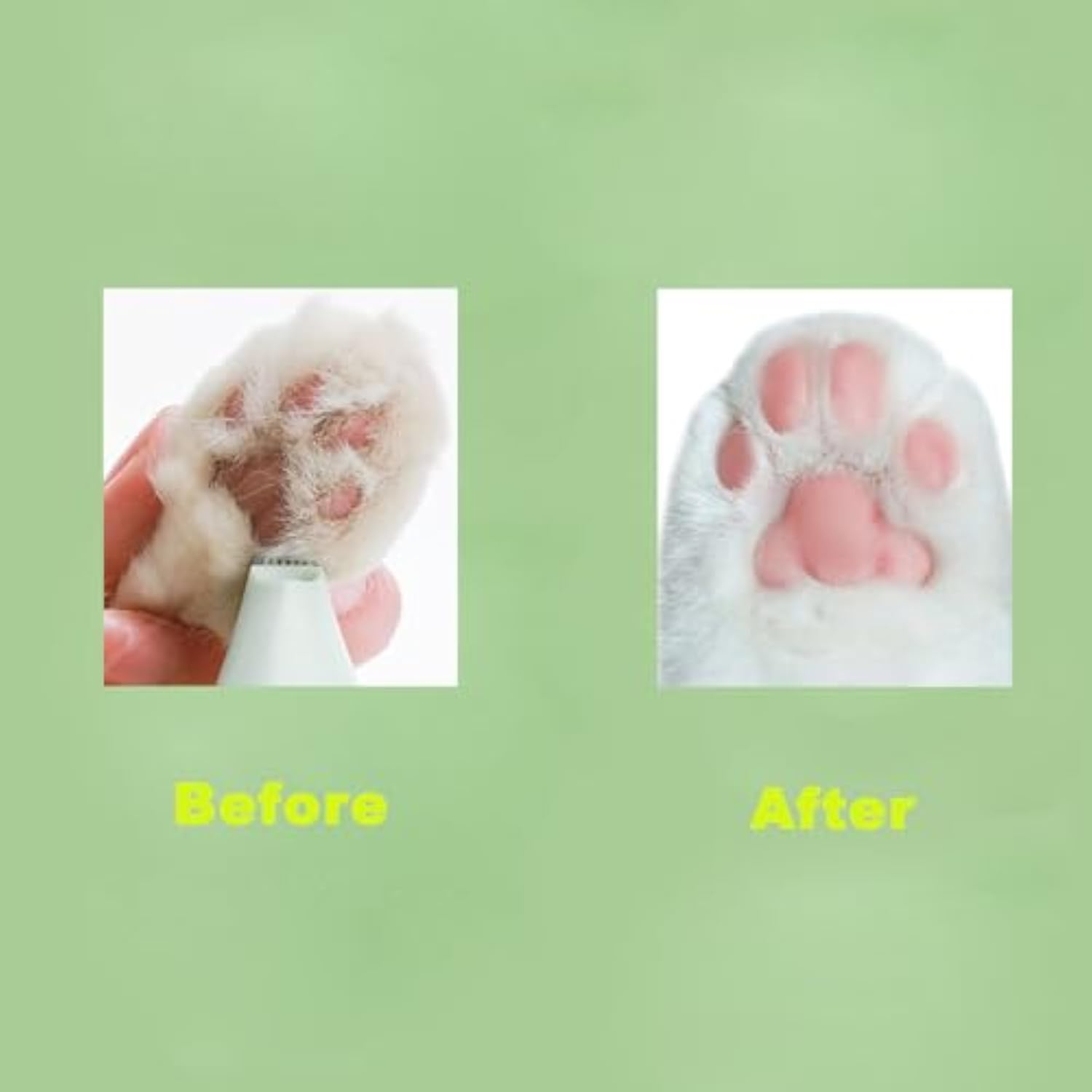 Rechargeable Pet Paw Trimmer Ergonomic Grooming Tool For Hair