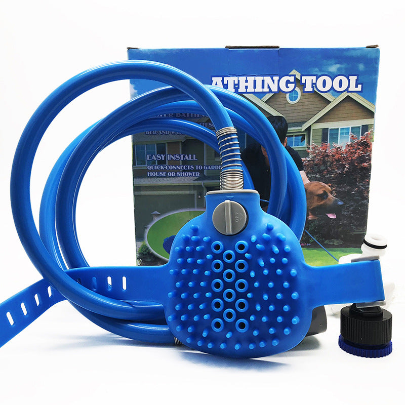Pet Bath Brush Outdoor Cleaning Grooming Tool