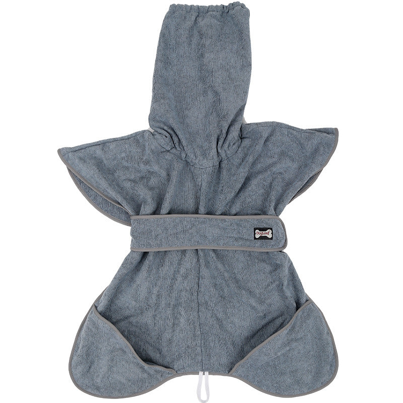 Cotton Pet Bathrobe Highly Absorbent Soft Towel