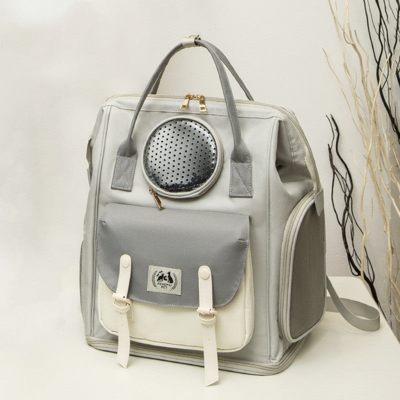 Large Capacity Breathable Portable Pet Backpack Carrier