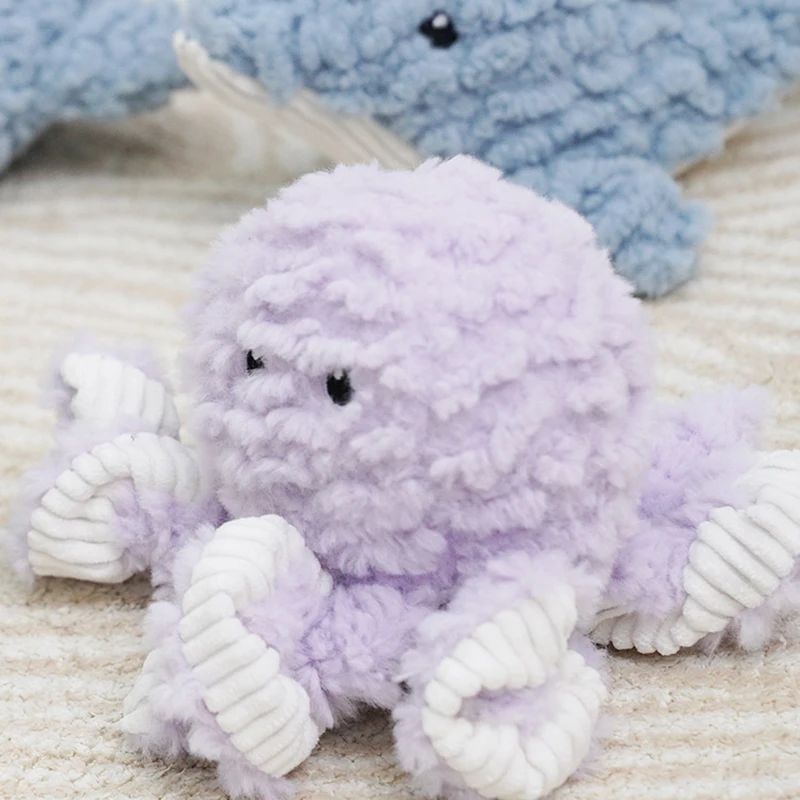 Plush Animal Shape Squeaky Pet Toy For Training