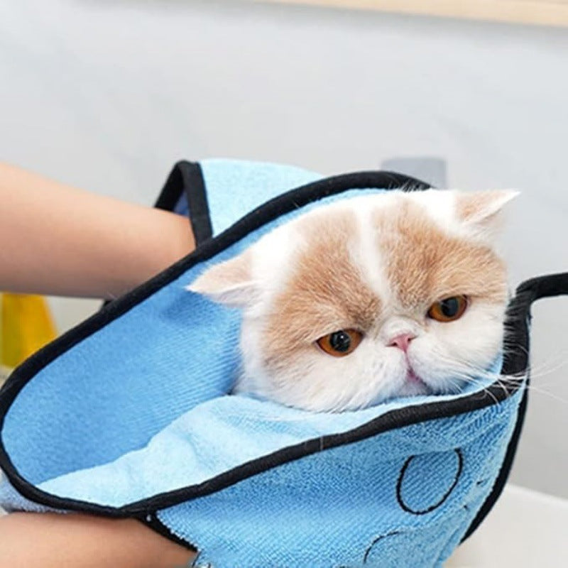 Quick Absorbent Pet Bath Towel Soft Comfortable Drying Cloth