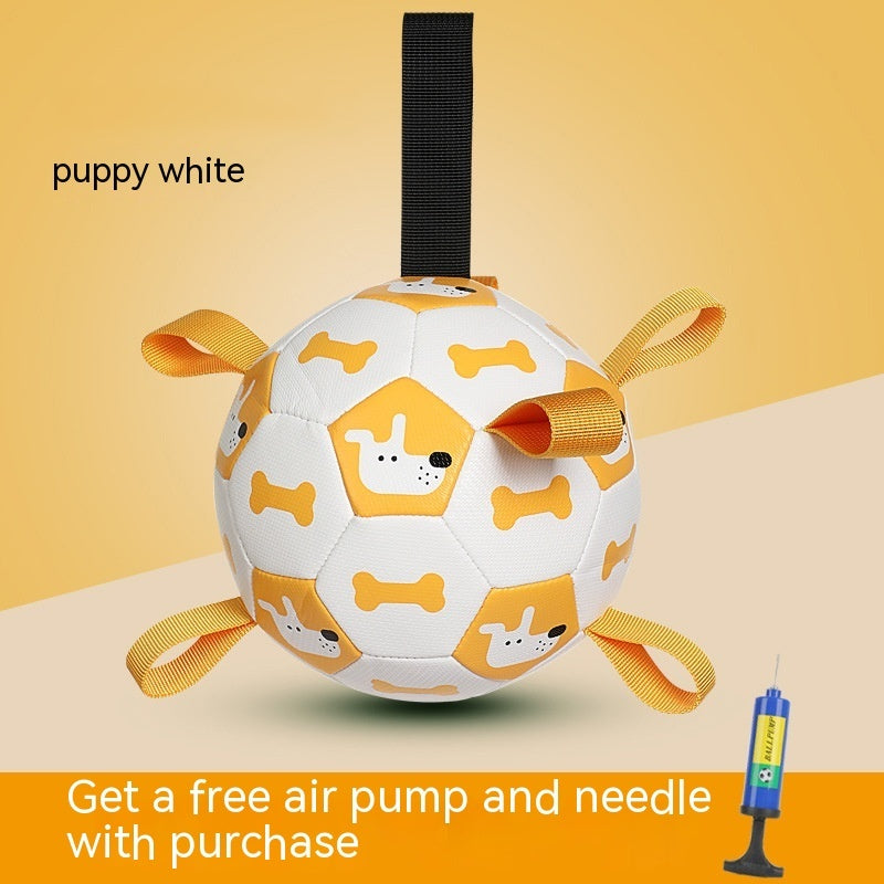 Interactive Football Pet Toy For Outdoor Training And Play