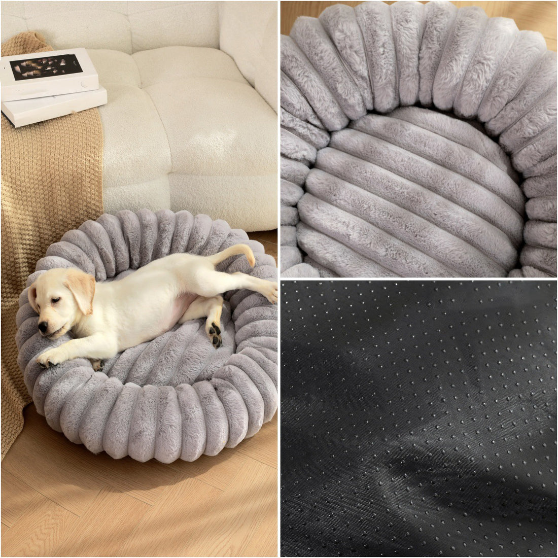 High Weight Plush Pet Nest Round Warm Winter Bed
