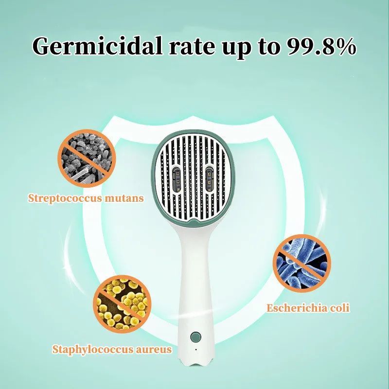 UVC Self-Cleaning Pet Grooming Comb Hair Removal Brush