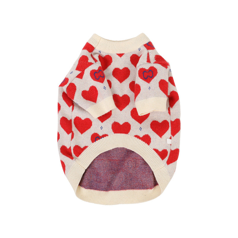 Knitted Pet Sweater Soft Warm Comfortable Design