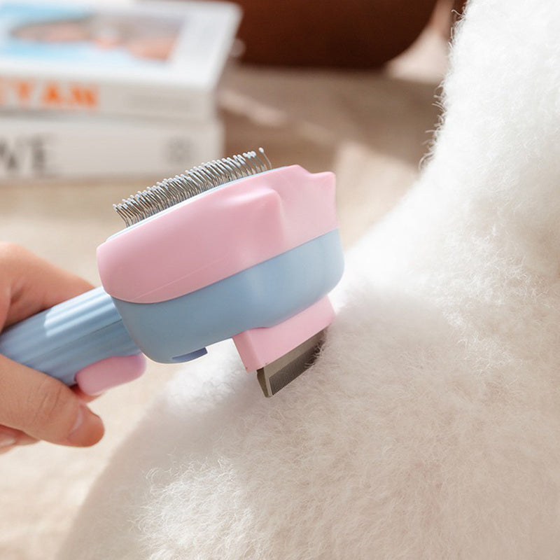 Pet Deshedding Grooming Brush Dematting Comb Hair Removal Tool