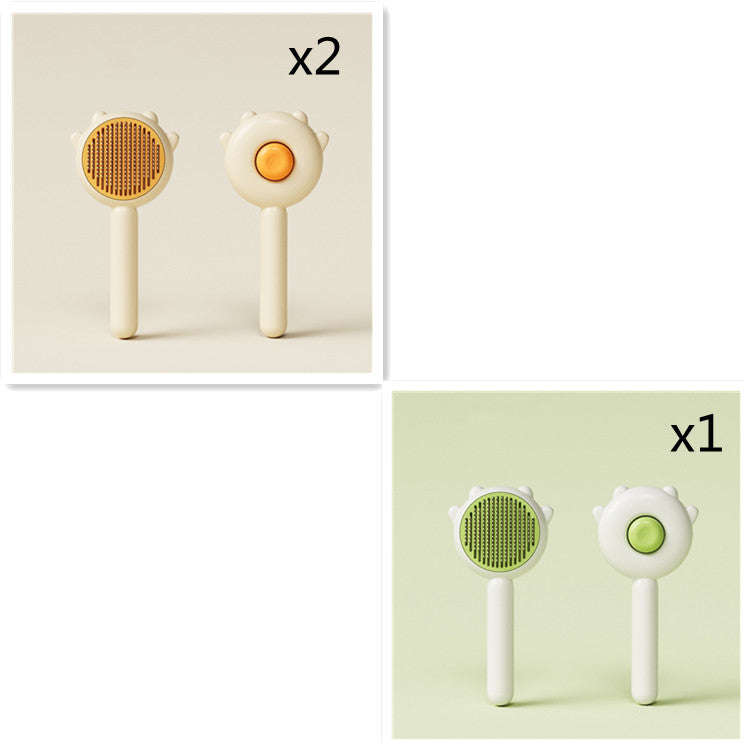 Pet Grooming Comb Hair Removal Massage Brush Cleaning Tool
