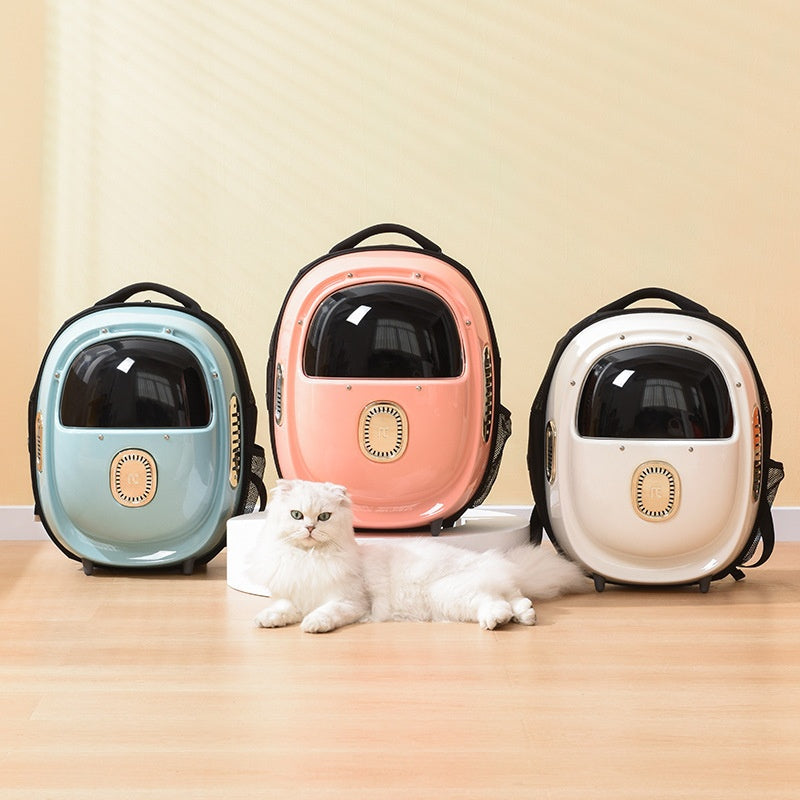 Half Window Heating System Pet Backpack Portable Carrier