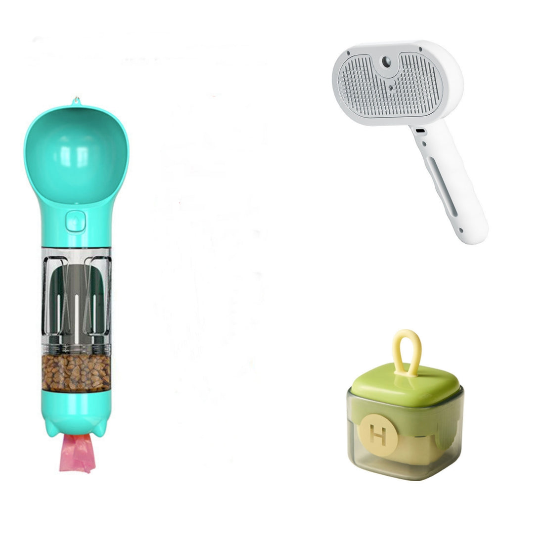 Pet Hair Remover Comb Spray Grooming Brush Dematting Tool