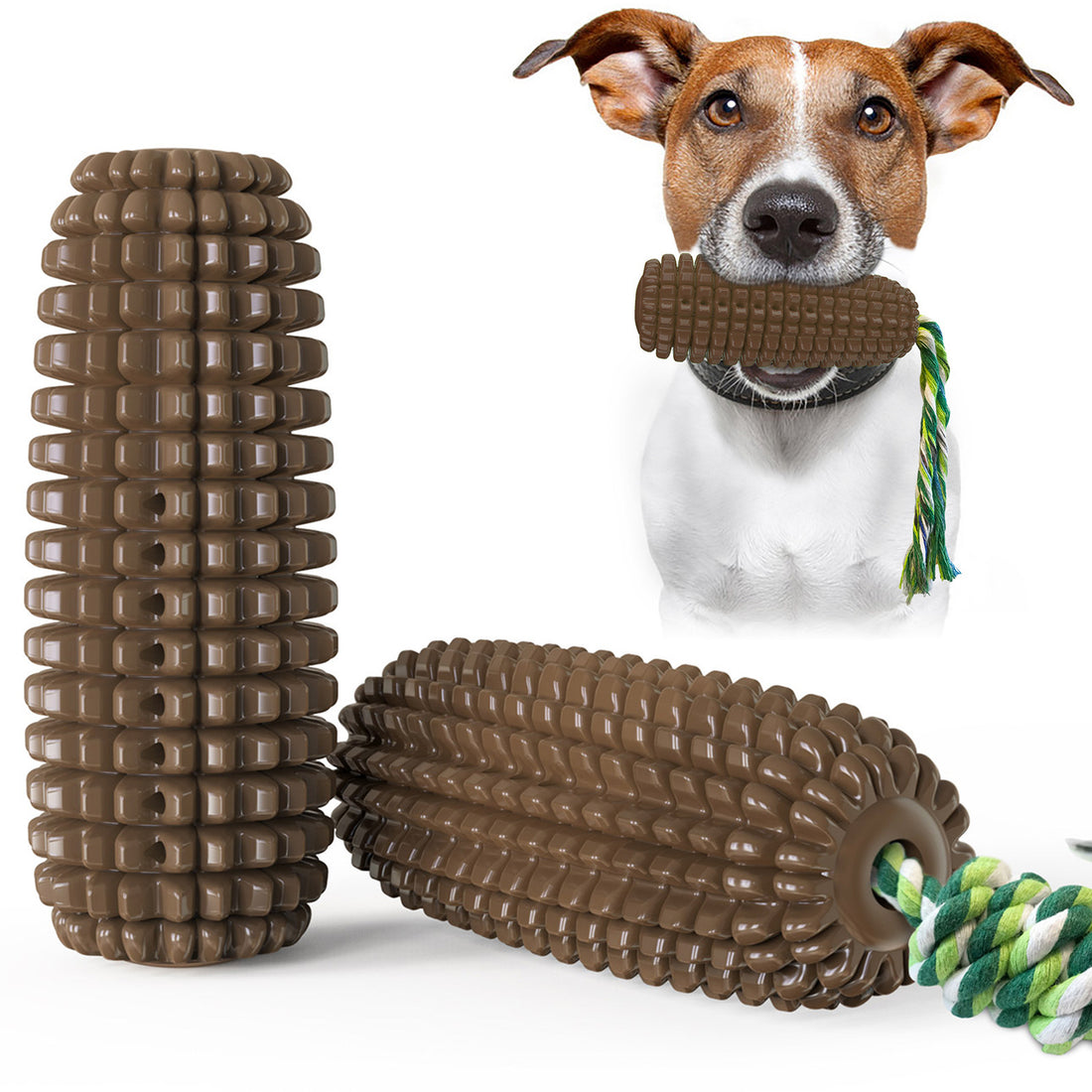 Corn Shape Pet Molar Stick Toy For Chewing