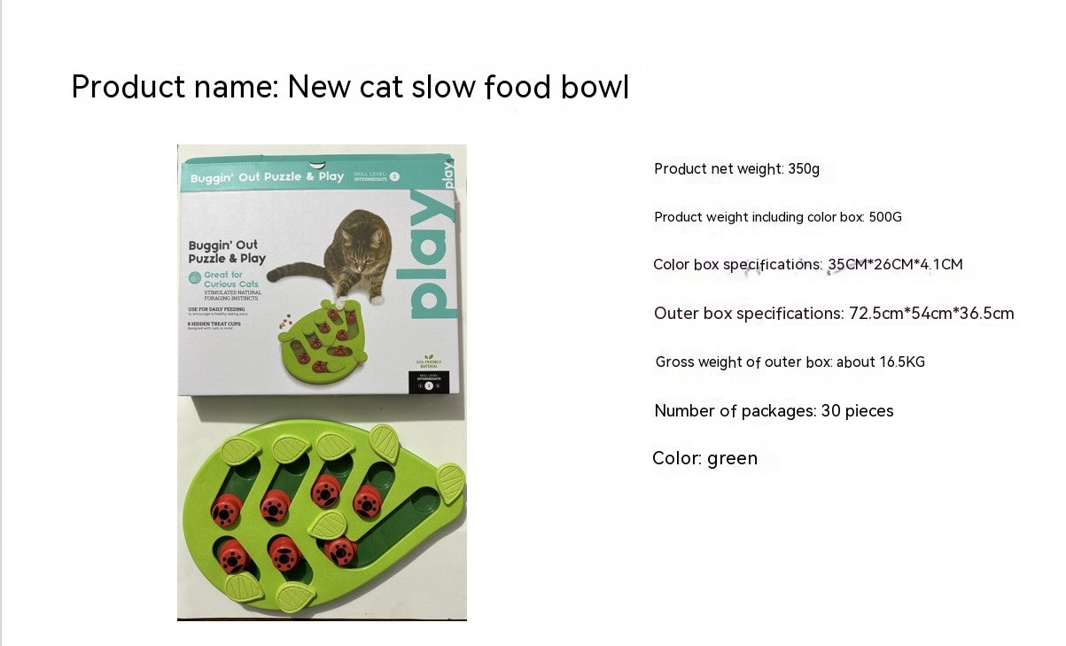 Christmas Slow Feeding Pet Bowl