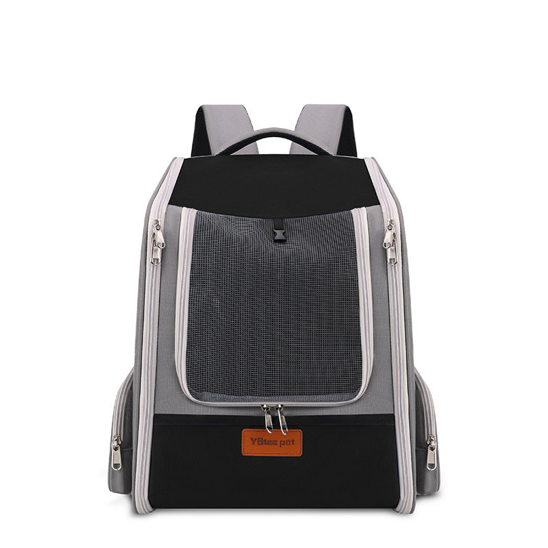 Expandable Large Capacity Portable Pet Backpack Diaper Bag
