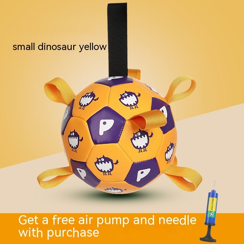 Interactive Football Pet Toy For Outdoor Training And Play