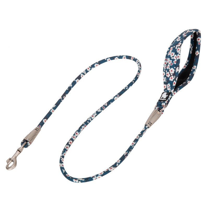 Outdoor Floral Round Handheld Rope Pet Leash