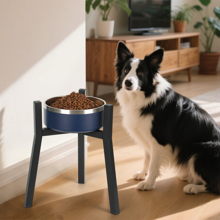 Adjustable Width Pet Bowl Bracket For Feeding Support