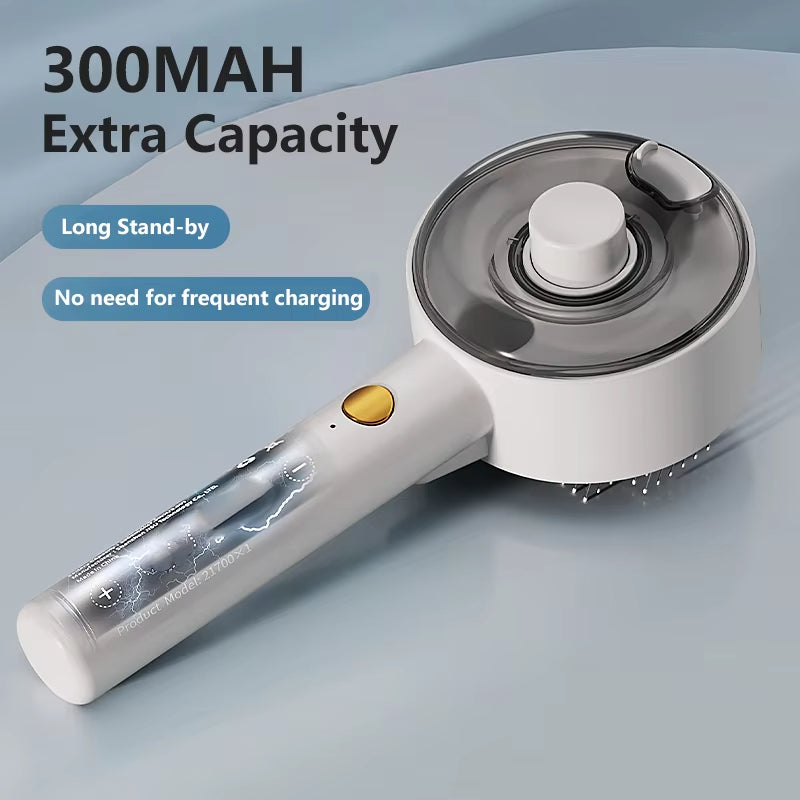 3-in-1 Electric Pet Steam Brush Grooming Massage Tool