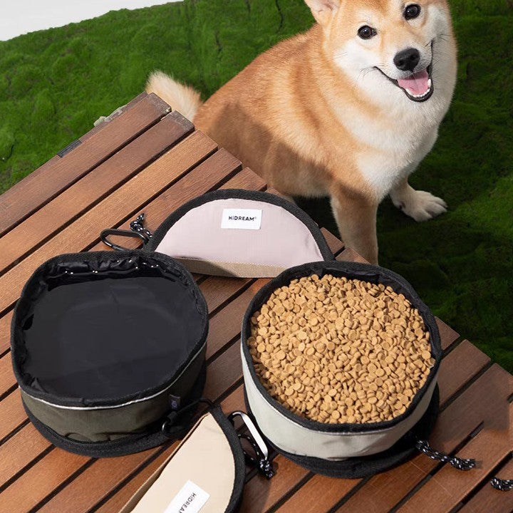Foldable Travel Pet Bowl For Easy Feeding